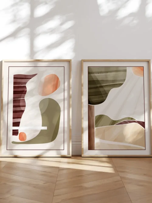 Decorative Paintings Poster Set