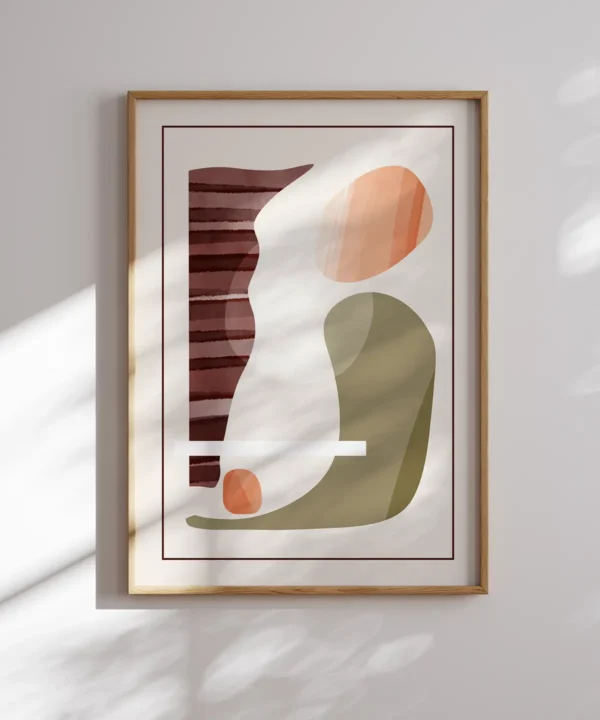 Fall Abstract Poster Decorative Paintings Poster Set