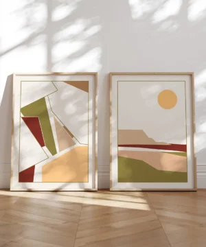 Fit Shapes and Unexplored Poster Set Fit Shapes and Unexplored Poster Set