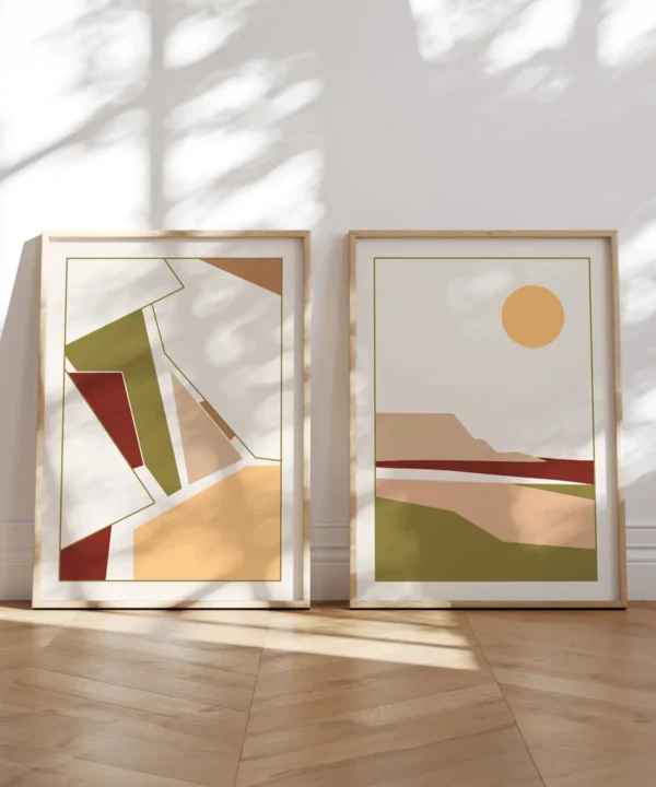 Fit Shapes and Unexplored Poster Set Fit Shapes and Unexplored Poster Set