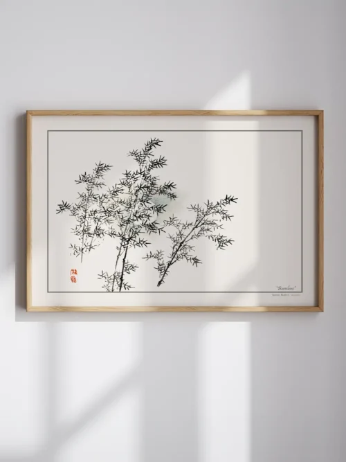 Kono Bairei-Bamboo Poster