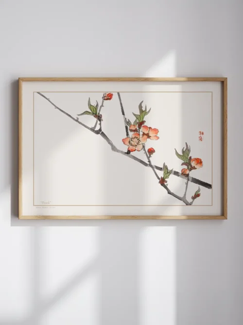 Kono Bairei-Peach Poster