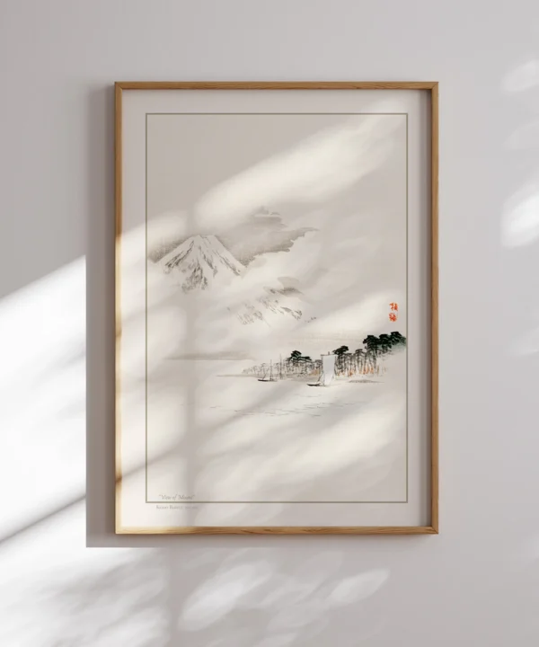 Kono Bairei-View of Mount Poster Kono Bairei-View of Mount Poster