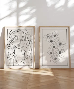 Lazy Eyes and Blooming Poster Set Lazy Eyes and Blooming Poster Set