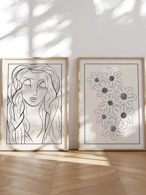 Lazy Eyes and Blooming Poster Set