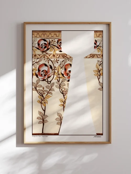 Noritake-Vase Design Poster