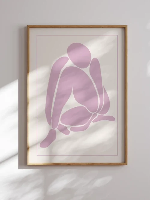 Sitting Pose Poster