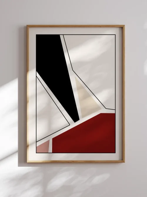 Sliding Shapes Poster