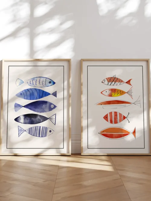 Underwater Symphony Poster Set