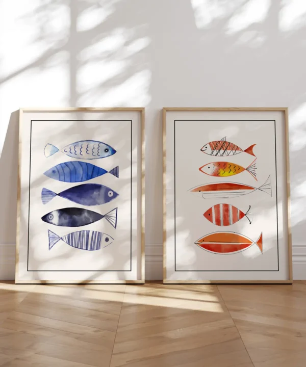 Underwater Symphony Poster Set