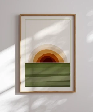 Unusual Sunset Poster Unusual Sunset Poster