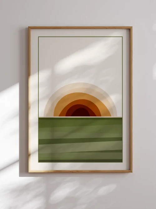 Unusual Sunset Poster