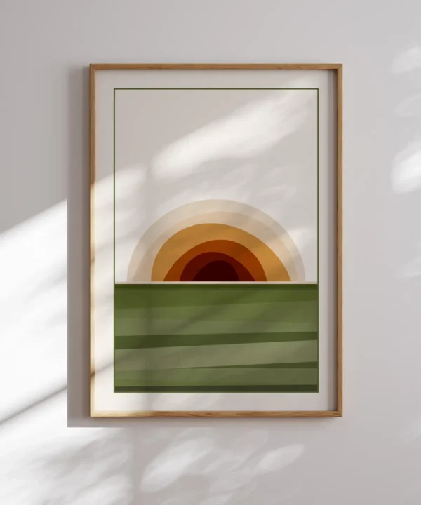 Unusual Sunset Poster