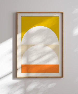 Yellow Sunset Poster Yellow Sunset Poster