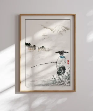 Kono Bairei-Fisherman Poster