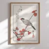 Utagawa Hiroshige-Jawa Sparrow on Branch Poster Utagawa Hiroshige-Jawa Sparrow on Branch Poster