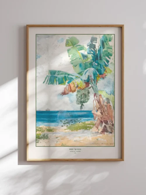 Winslow Homer-Banana Tree Nassau Poster