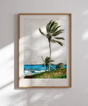 Winslow Homer-Palm Tree Nassau Poster