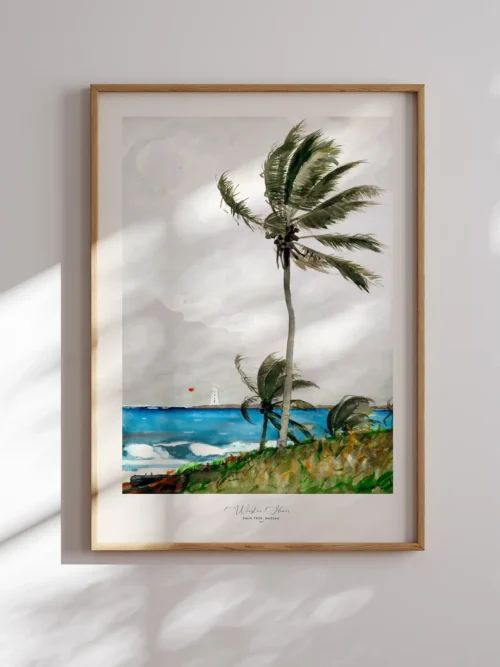 Winslow Homer-Palm Tree Nassau Poster