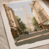 Paris Eyfel Kulesi Yağlı Boya Poster