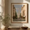 Paris Eyfel Kulesi Yağlı Boya Poster