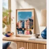 Amsterdam Kanal Evleri Poster