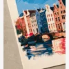 Amsterdam Kanal Evleri Poster