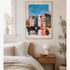 Amsterdam Kanal Evleri Poster