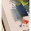 Cam Vazoda Kırmızı ve Turuncu Çiçekler Poster