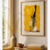 Cam Vazoda Sarı Lale Poster