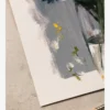 Cam Vazoda Sarı ve Beyaz Güller Poster