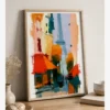 Eyfel Kulesine Açılan Paris Sokağı Poster