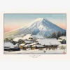 hasui-kawase-clearing-after-a-snowfall-poster Hasui Kawase-Clearing After a Snowfall Poster