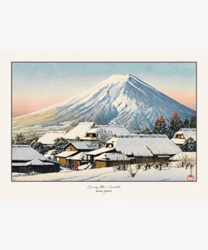 Hasui Kawase-Clearing After a Snowfall Poster