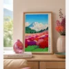 Hasui Kawase-Fuji from Azalea Garden Poster