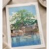 Hasui Kawase-Kuri Ferry at Funabori Poster