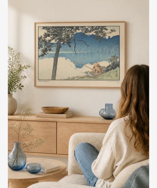 Hasui Kawase-Lake Matsubara Poster