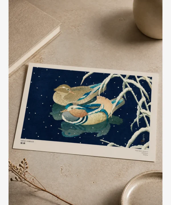 Hasui Kawase-Mandarin Ducks Poster
