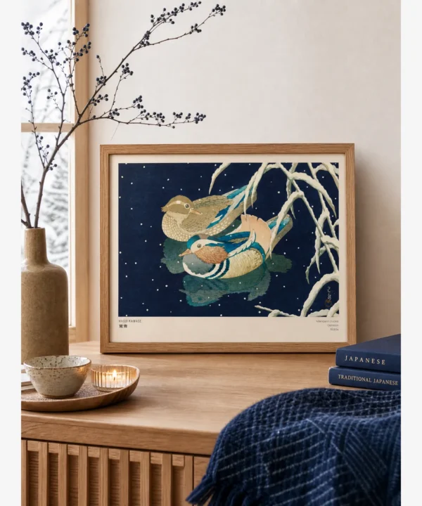 Hasui Kawase-Mandarin Ducks Poster