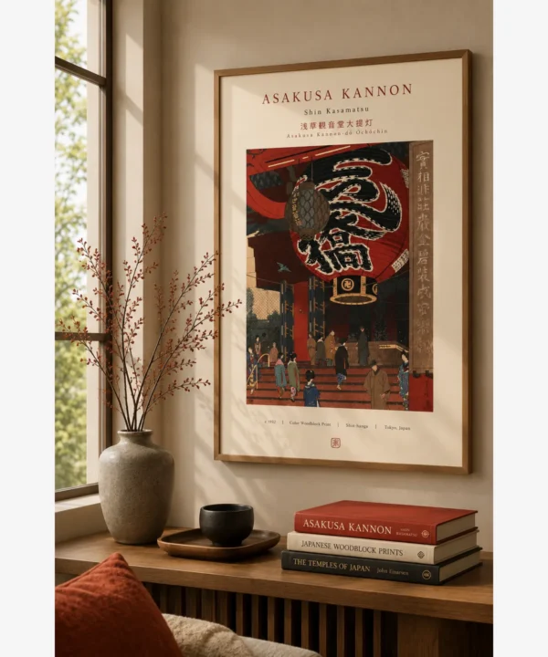Kasamatsu Shiro-Asakusa Kannon Poster