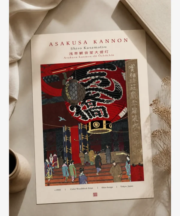 Kasamatsu Shiro-Asakusa Kannon Poster