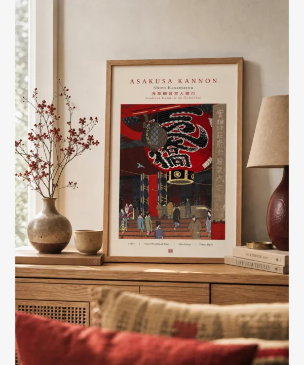 Kasamatsu Shiro-Asakusa Kannon Poster