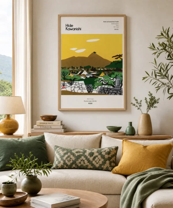Kawanishi Hide-Ruins of Sasayama Castle Poster