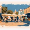 Paris – Montmartre Ressamlar Poster