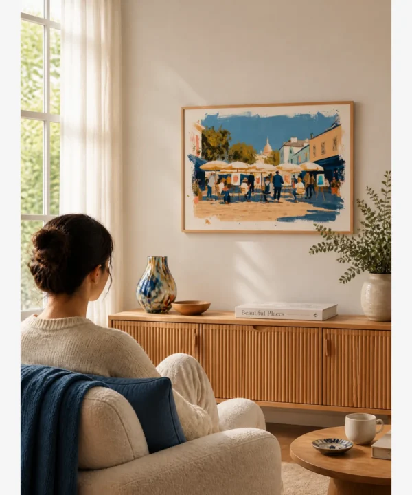 Paris – Montmartre Ressamlar Poster