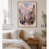 Pembe Paris Eyfel Kulesi Poster
