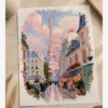 Pembe Paris Eyfel Kulesi Poster