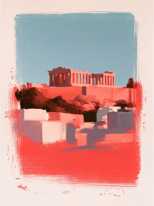 Atina Akropolis Poster