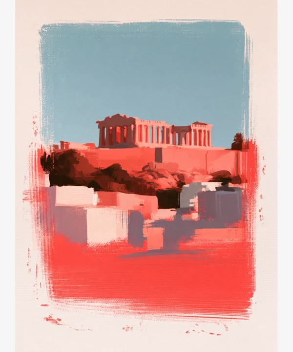 Atina Akropolis Poster