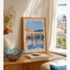 Floransa Ponte Vecchio Köprüsü Poster